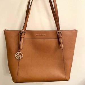 Michael Kors Brown Leather Tote